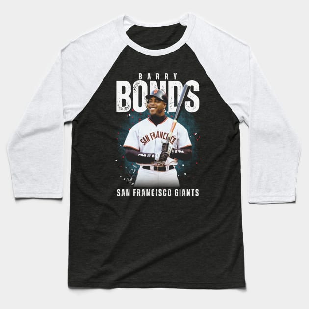 Barry Bonds Original Aesthetic Tribute 〶 Baseball T-Shirt by Terahertz'Cloth